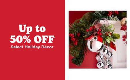 Up to 50% Off Select Holiday Décor