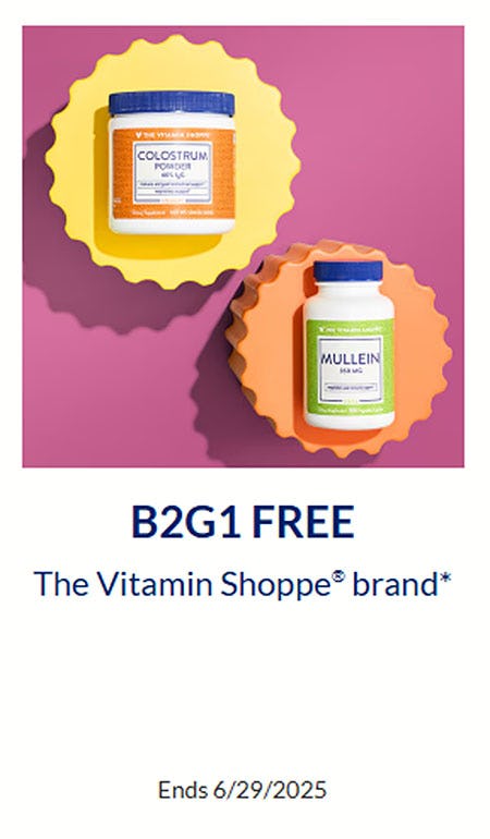 B2G1 Free The Vitamin Shoppe Brand