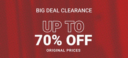 The Big Deal Clearance Up to 70% off Original Prices