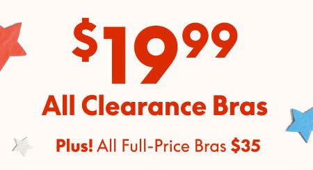 $19.99 All Clearance Bras