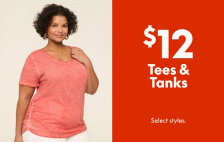 $12 Tees and Tanks