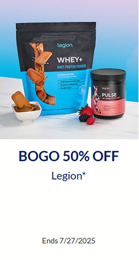 BOGO 50% Off Legion