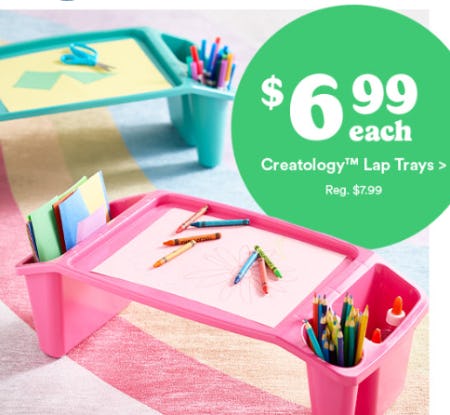 $6.99 Creatology™ Lap Trays