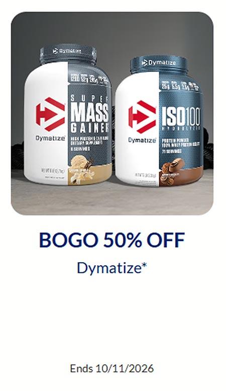 BOGO 50% Off Dymatize