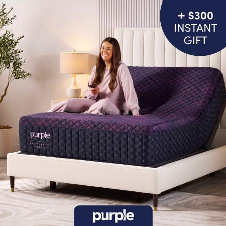 Save Up to $300 on Select Purple Mattresses
