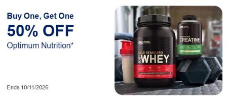 Buy One, Get One 50% Off Optimum Nutrition