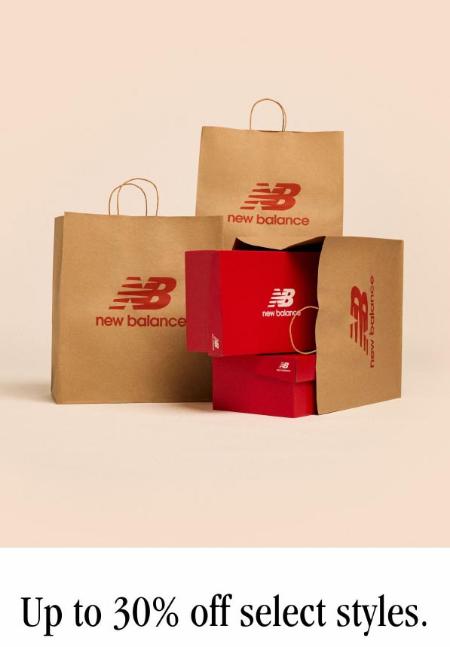 Up to 30% Off Select Styles