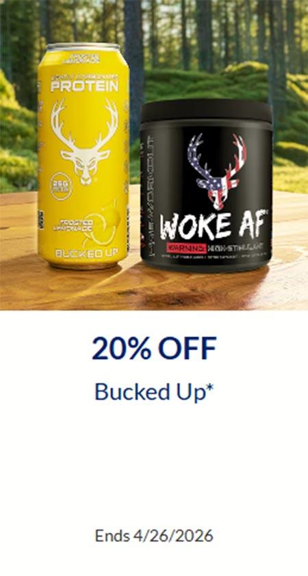 20% Off Bucked Up