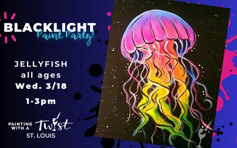 SPRING BREAK - BLACKLIGHT FAMILY DAY - Jellyfish ALL AGES thumbnail