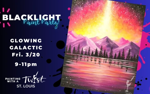 BLACKLIGHT LATE NIGHT - Glowing Galactic 21+ thumbnail