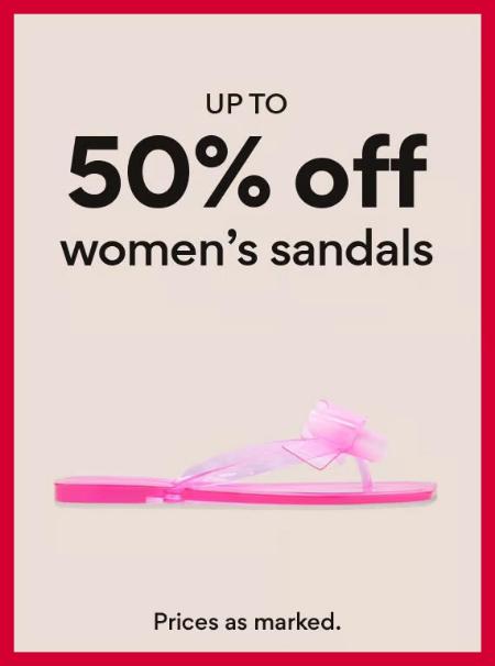 Up to 50% Off Women's Sandals