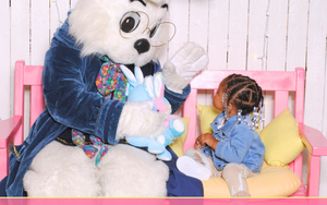 Easter Bunny at the Grand Traverse Mall