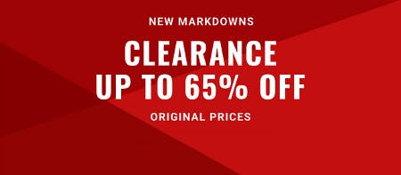 Clearance Up to 65% off Original Prices