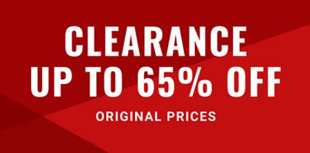 Clearance Up to 65% off Original Prices