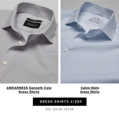 Dress Shirts 2 for $89
