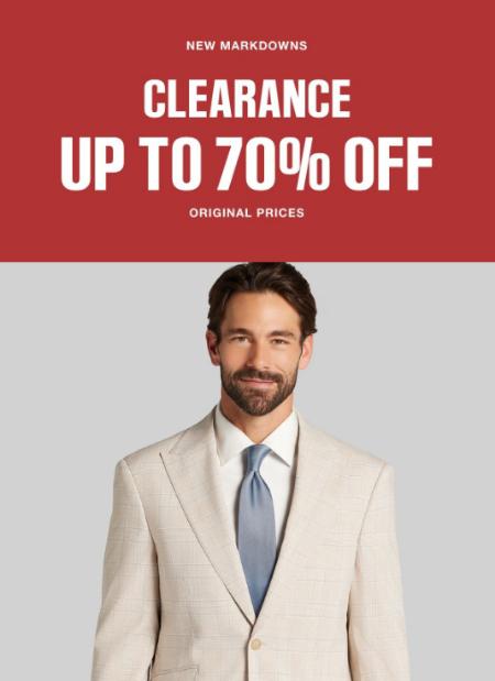 Up to 70% Off Clearance