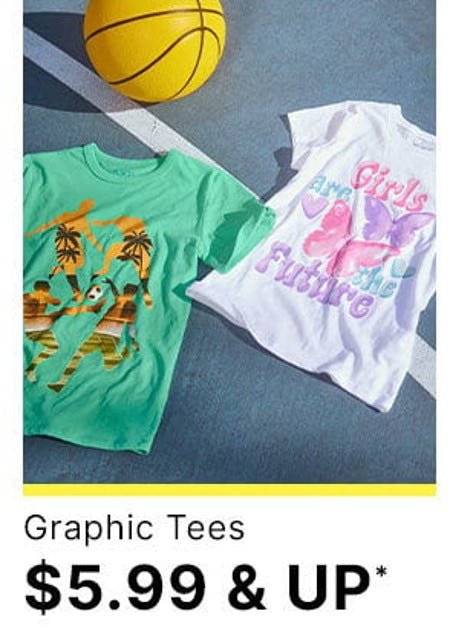 Graphic Tees $5.99 and Up