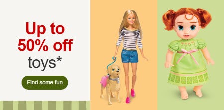 Up to 50% Off Toys