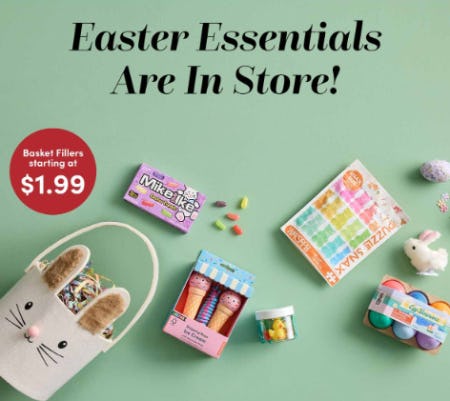 Baskets Fillers Starting at $1.99