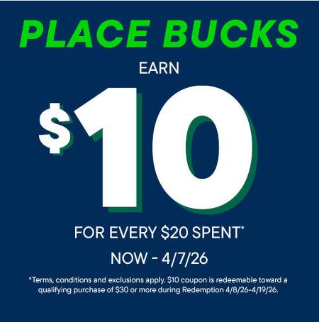 Earn your $10 PLACE BUCK$ NOW!