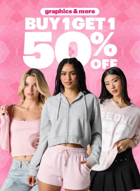 BOGO 50% Off Graphics & More