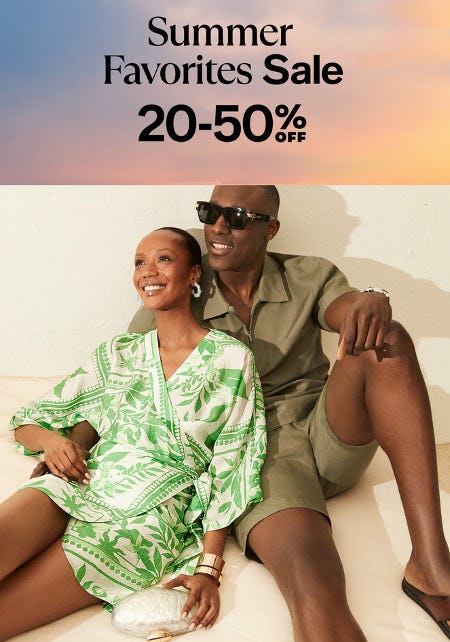 20-50% off Summer Favorites Sale