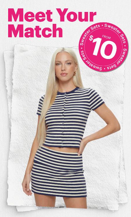 Sweater Sets From $10