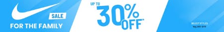 Nike Sale Up to 30% Off
