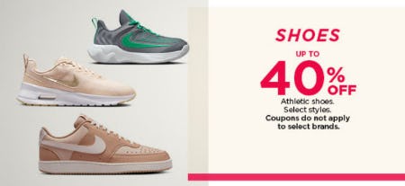 Up to 40% Off Athletic Shoes
