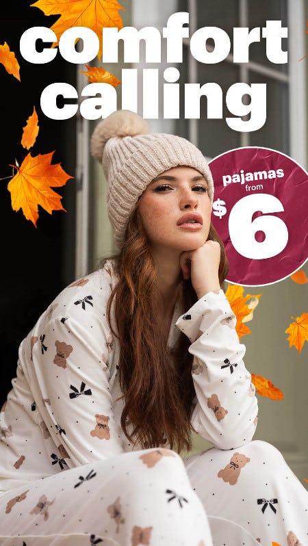 Pajamas From $6