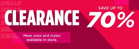 Clearance Save Up to 70%
