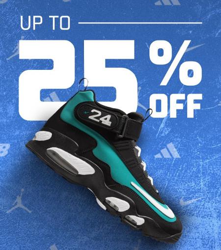 Up to 25% off Styles on Sale