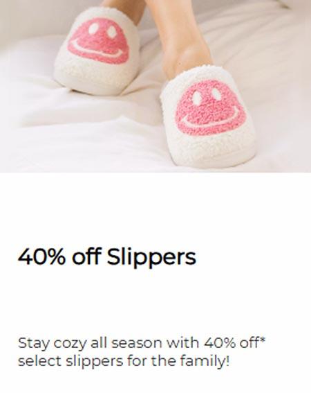 40% Off Slippers