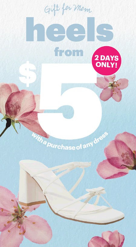Heels From $5