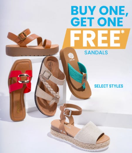 Buy One, Get One Free Sandals