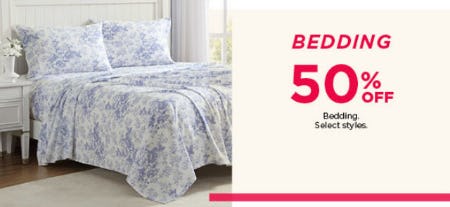Bedding 50% Off