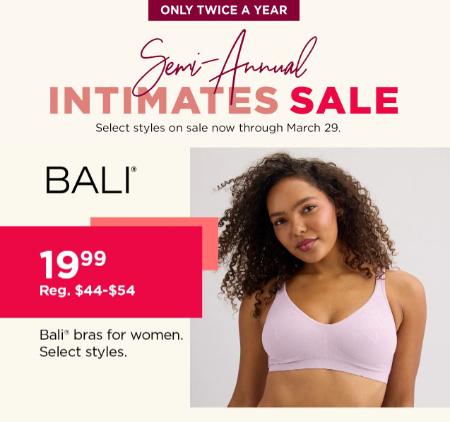 $19.99 Bali Bras For Women