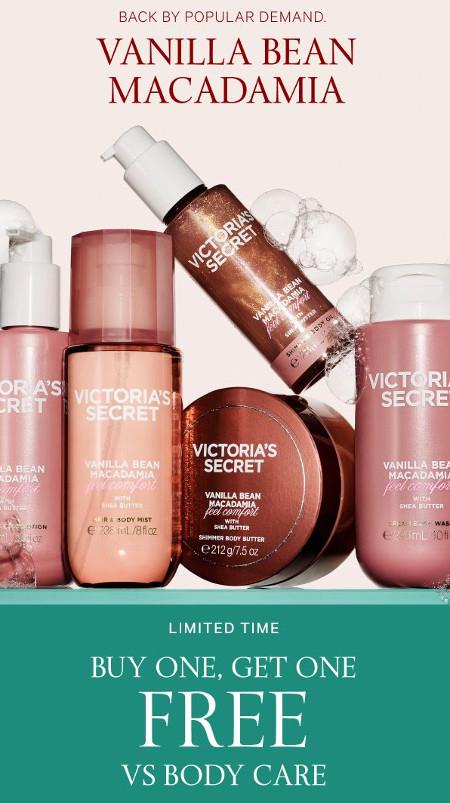 Buy One, Get One Free VS Body Care