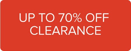 Up to 70% Off Clearance