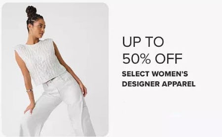 Up to 50% Off Select Women's Designer Apparel