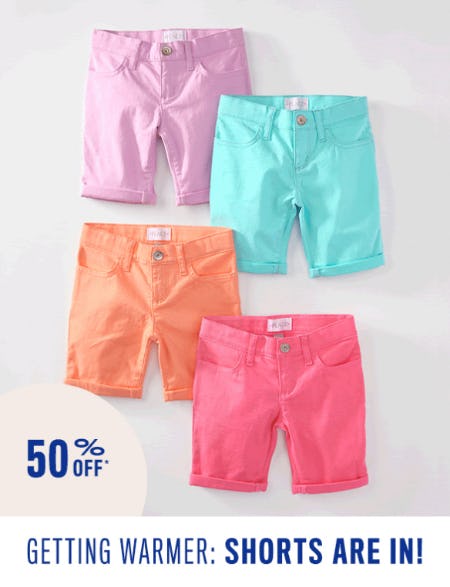 50% Off Shorts