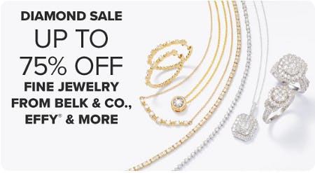 Diamond Sale Up to 75% Off