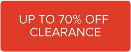 Up to 70% Off Clearance