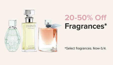 20-50% Off Fragrances