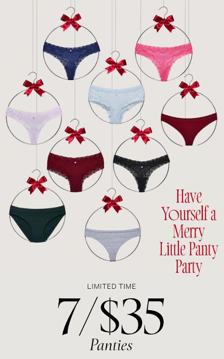 7 for $35 Panties