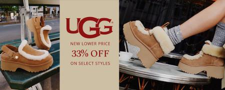 33% off Select UGG Styles