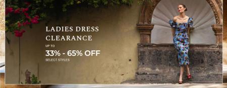 Ladies Dress Clearance Up to 33%-65% off