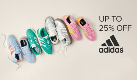 Up to 25% Off adidas