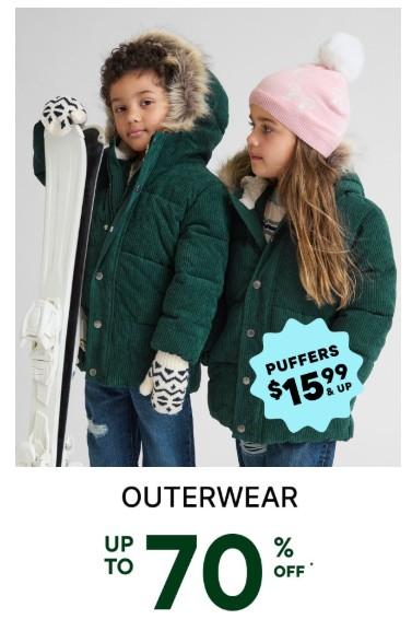 Up to 70% Off Outerwear