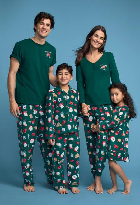 Cozy Up in Matching Holiday Pajamas